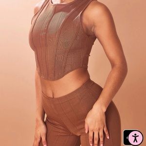 Cropped Top & Flared Pants